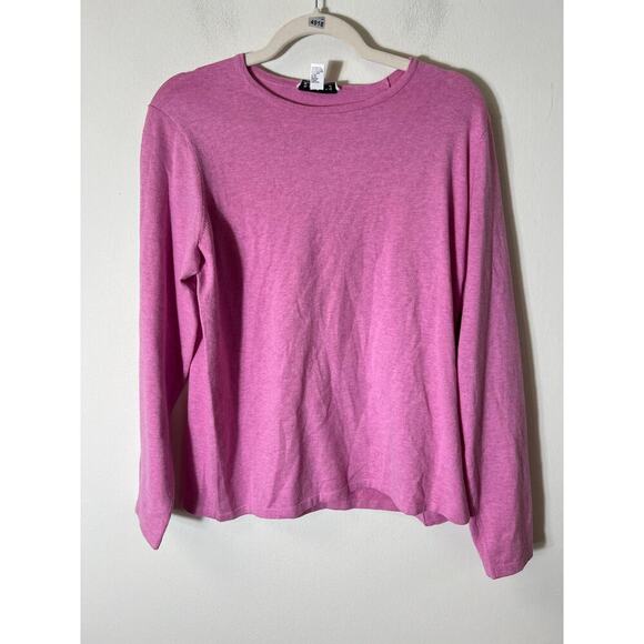 Belford Pink Knit Long Sleeve Top Sz XL - Picture 1 of 3